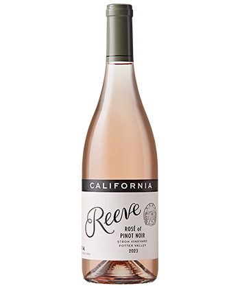 Reeve Rosé of Pinot Noir Stroh Vineyard 2023 is one of the best rosé wines for 2024. 