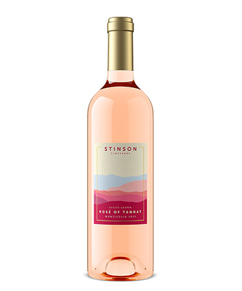 Stinson Vineyards Rosé of Tannat 2023 is one of the best rosé wines for 2024. 
