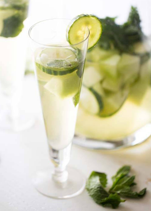 Cucumber Melon White Sangria is one of the best White Sangria recipes. 