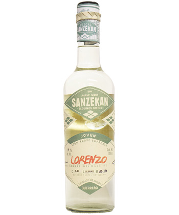 Sanzekan Lorenzo Cupreata Destilado de Agave is one of the best mezcals for 2024. 