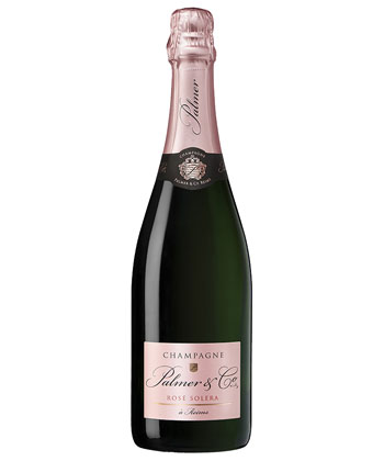 Champagne Palmer Rosé Solera NV is one of the best sparkling rosé wines for 2024. 