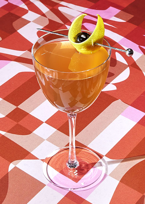 The East India Cocktail is one of the most popular curaçao cocktails. 