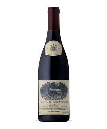 Hamilton Russell Vineyards Pinot Noir Hemel-en-Aarde Valley 2022 is one of the best Pinot Noirs from South Africa. 