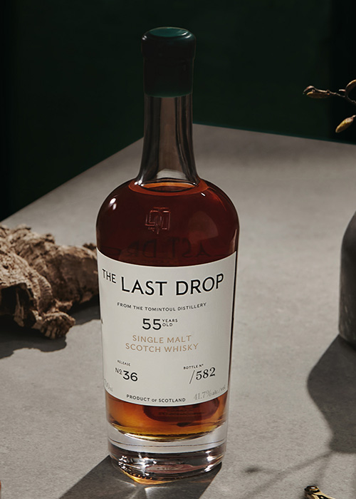 The Last Drop 55 Year Tomintoul Single Malt Scotch Whisky review. 