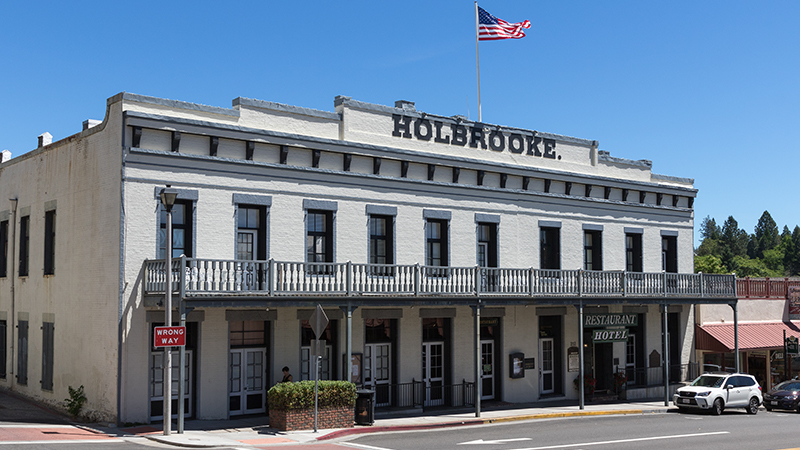 The Holbrooke Hotel is the oldest hotel in California. 