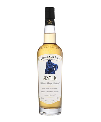 Asyla by Compass Box is one of the best Scotches for cocktails, according to bartenders. 