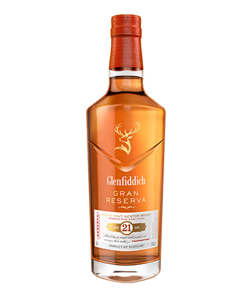 Glenfiddich Gran Reserva 21 Year is one of the best Scotches for cocktails, according to bartenders. 