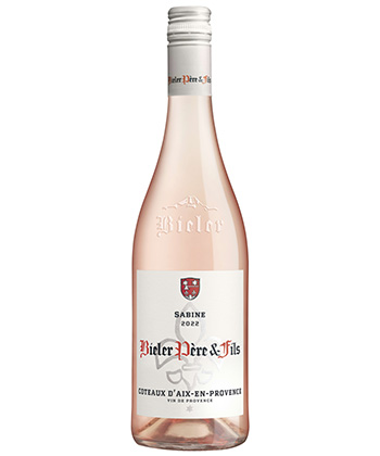 Bieler Père et Fils Sabine Rosé is one of the best bargain rosés, according to sommeliers. 