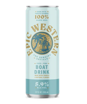 Epic Western Boat Drink is one of the best canned cocktails to try right now. 