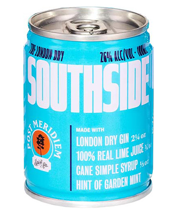 Post Meridiem Southside is one of the best canned cocktails to try right now. 