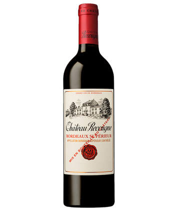 Château Recougne Bordeaux Supérieur 2020 is one of the best Merlots for 2024. 