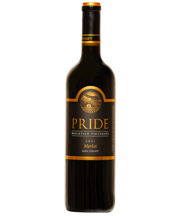 Pride Mountain Vineyards Merlot 2021 is one of the best Merlots for 2024. 