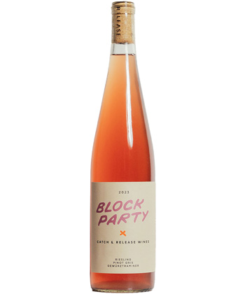 Catch & Release Wines Block Party 2023 is one of the best orange wines for 2024. 