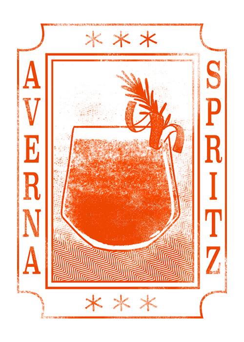 The Averna Spritz is one of the regional Italian spritzes. 