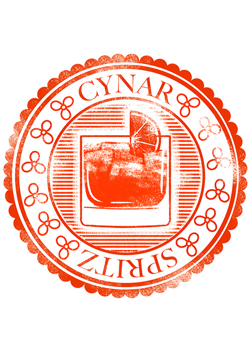 The Cynar Spritz is one of the regional Italian spritzes. 