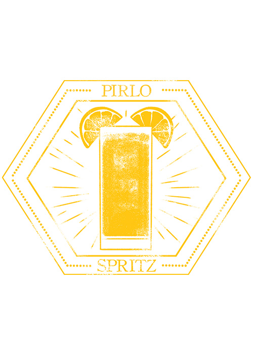 The Pirlo Spritz is one of the regional Italian spritzes. 