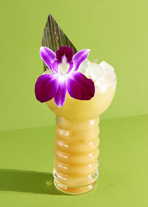 The The Pearl Diver is a rum cocktail that uses three types of rum instead of just one. 