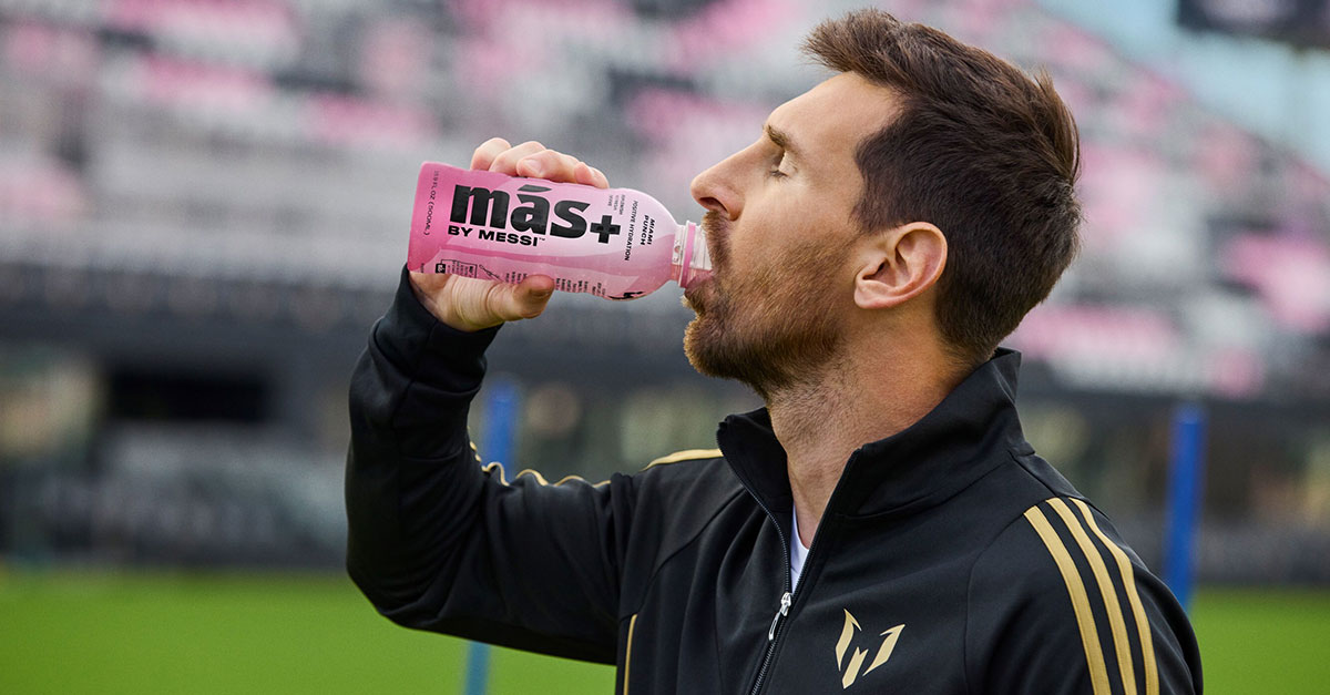 Lionel Messi Launches New Sports Drink Más+ | VinePair