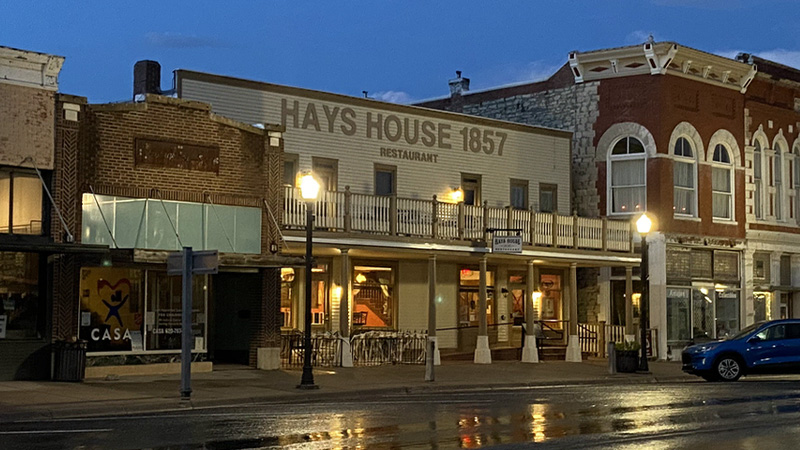 The Oldest Bar in Kansas is Hays House (1857)