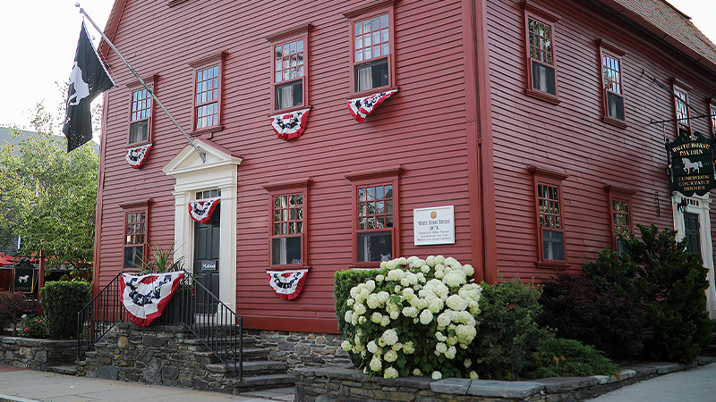 The Oldest Bar in Rhode Island is White Horse Tavern (1673)