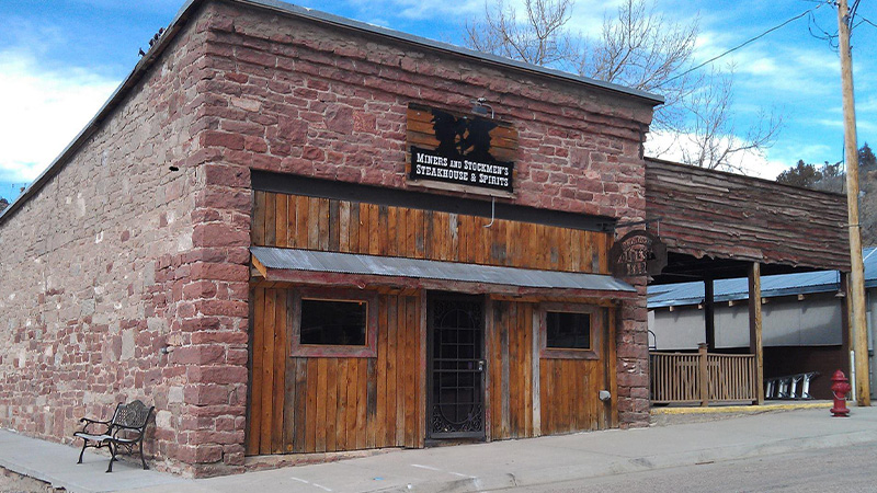 The Oldest Bar in Wyoming is Miners and Stockmen's Steakhouse (1862)