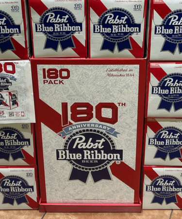 Pabst Blue Ribbon Just Launched a Colossal 180-Pack of Beer