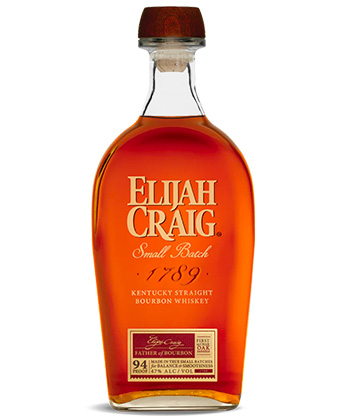 Elijah Craig Small Batch is one of the best cheap bourbons under $50, according to bartenders. 