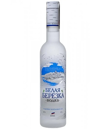 Belaya Bereza Vodka is one of the top 20 most popular vodkas in the world. 