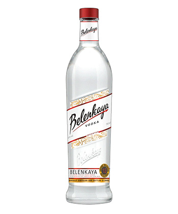 Belenkaya is one of the 20 best selling vodka brands in the world. 