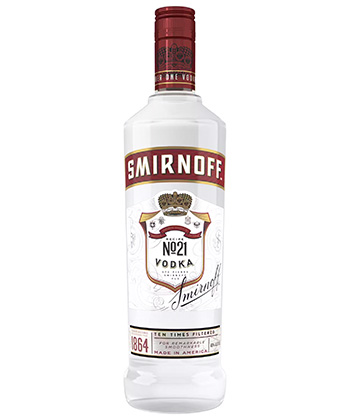 Smirnoff is one of the 20 best selling vodka brands in the world. 