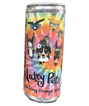Two Shepherds Natty Pets Sparkling Orange Wine 2023 is one of the best canned wines for 2024. 