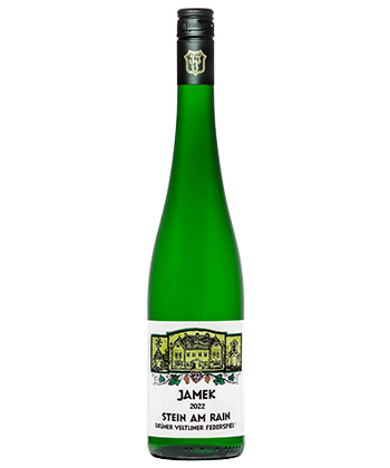 Josef Jamek 'Stein Am Rain' Grüner Veltliner Federspiel 2022 is one of the best Grüner Veltliners for 2024. 