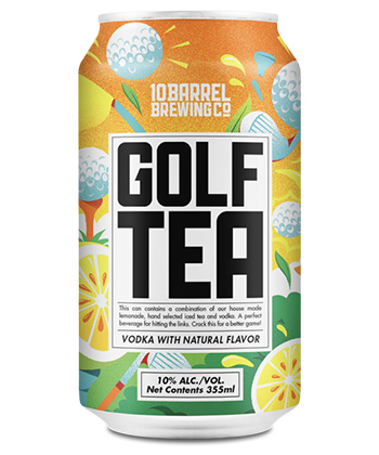 10 Barrel Brewing Co. Golf Tea is one of the best hard teas for 2024. 