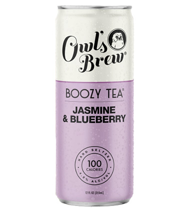 Owl’s Brew Jasmine & Blueberry is one of the best hard teas for 2024. 