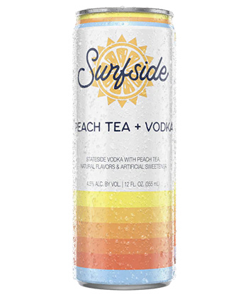 Surfside Peach Tea + Vodka is one of the best hard teas for 2024. 