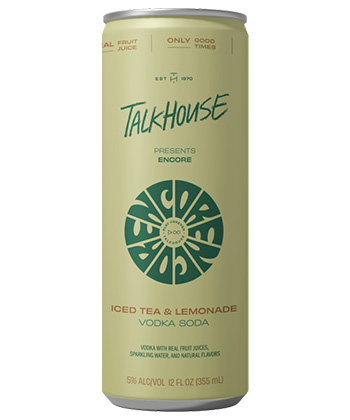 Talkhouse Encore Iced Tea & Lemonade is one of the best hard teas for 2024. 