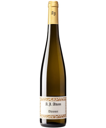 A.J. Adam Riesling Trocken 2023 is one of the best Rieslings for 2024. 