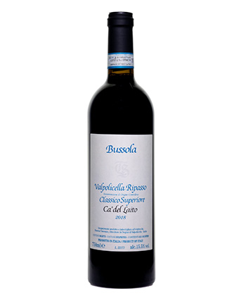 Bussola Valpolicella Ripasso Classico Superiore ‘Ca’ del Laito’ 2018 is one of the best Valpolicella wines from Italy. 