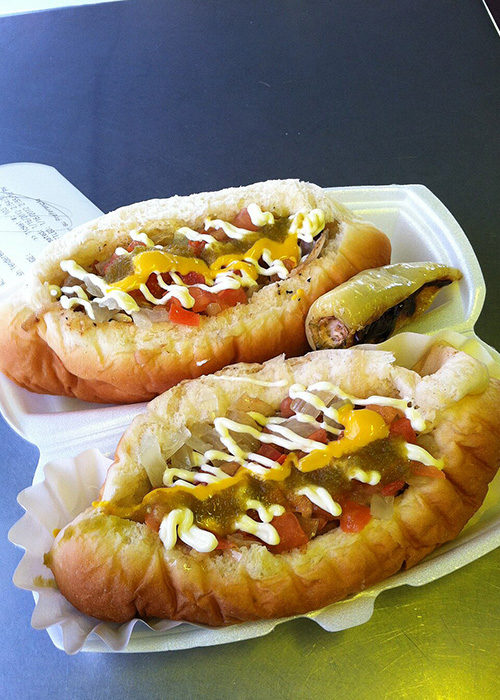 The Sonoran Hot Dog is the most famous sandwich from Arizona. 