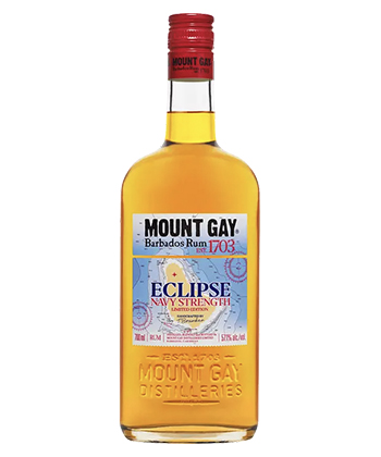 Mount Gay Navy Strength Eclipse is one of the best new rums, according to bartenders. 