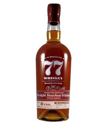 Breuckelen Distilling 77 Bourbon & Rye Straight Bourbon is one of the best bourbons for beginners, according to bartenders. 