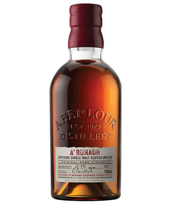 Aberlour A'bunadh Scotch Whisky is one of the best Scotches for 2024. 