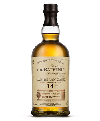 The Balvenie Caribbean Cask Aged 14 Years is one of the best Scotches for 2024. 