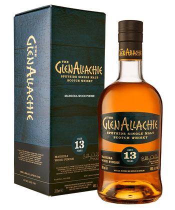 GlenAllachie Distillery 13 Year Madeira Cask Single Malt Scotch Whisky is one of the best Scotches for 2024. 