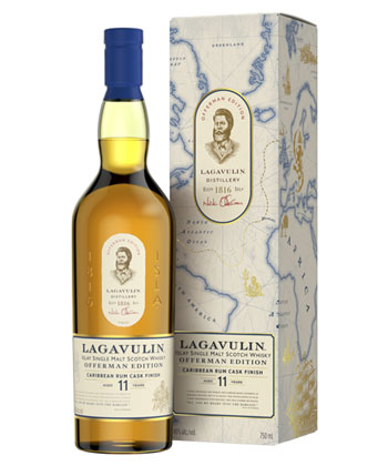 Lagavulin Offerman Edition: Caribbean Rum Cask Finish Aged 11 Years is one of the best Scotches for 2024. 