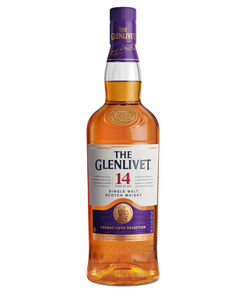 The Glenlivet 14 Year Cognac Cask Selection Single Malt Scotch Whisky is one of the best Scotches for 2024. 