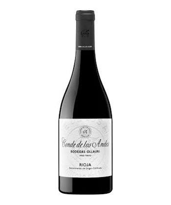 Bodegas Ollauri Conde de los Andes Rioja 2016 is one of the best red wines from Rioja. 