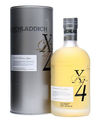 Bruichladdich X4 Quadrupled Whisky is one of the strongest spirits in the world. 