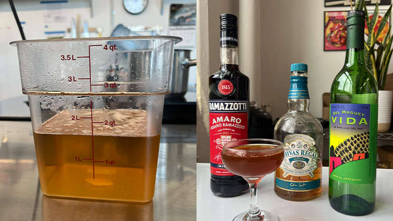 Use Theo Ouya's technique at home to make the Portfolio, a cocktail featuring Clarified Acid-Adjusted Lemon Cordial