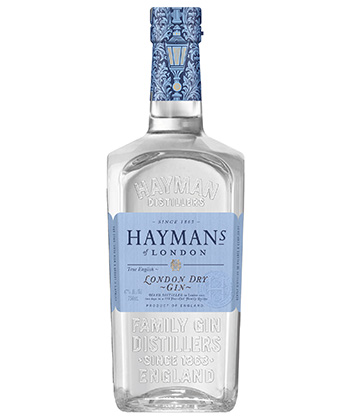 Hayman’s Gin is a go-to gin for bartenders. 